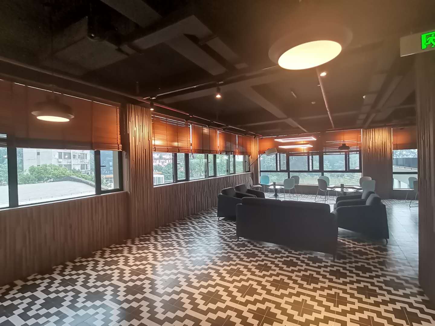 企业办公休闲区实景